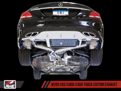 AWE Tuning Mercedes-Benz W205 C450 AMG / C400 Track Edition Exhaust thumbnail 1