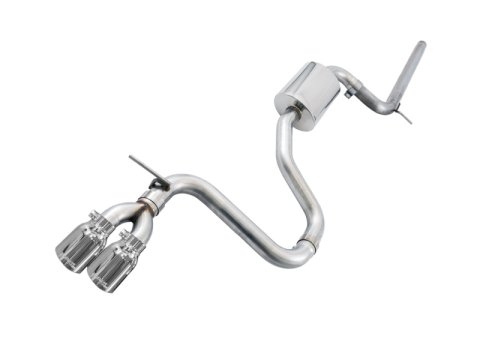 AWE Tuning VW MK7 Golf 1.8T Track Edition Exhaust w/Chrome Silver Tips (90mm) thumbnail 6
