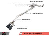 AWE Tuning Mk6 GLI 2.0T - Mk6 Jetta 1.8T Track Edition Exhaust - Polished Silver Tips thumbnail 3