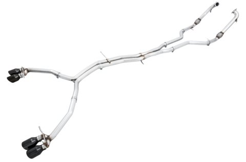 AWE Tuning Audi B9 S4 Track Edition Exhaust - Non-Resonated (Black 102mm Tips) thumbnail 3
