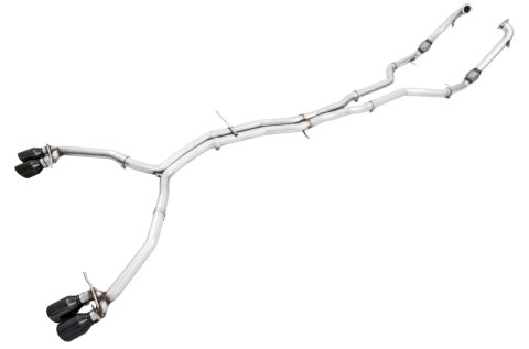 AWE Tuning Audi B9 S4 Track Edition Exhaust - Non-Resonated (Black 102mm Tips) thumbnail 4