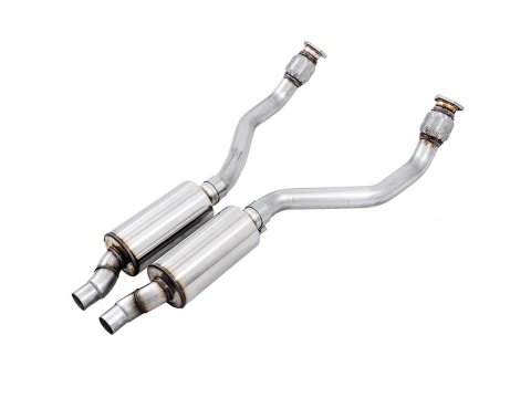 AWE Tuning Audi B8 4.2L Resonated Downpipes for RS5 thumbnail 1
