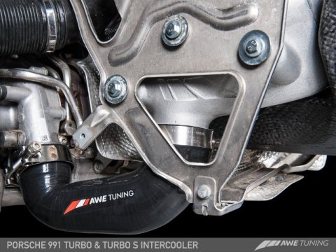 AWE Tuning Porsche 991 (991.2) Turbo/Turbo S Performance Intercooler Kit thumbnail 2
