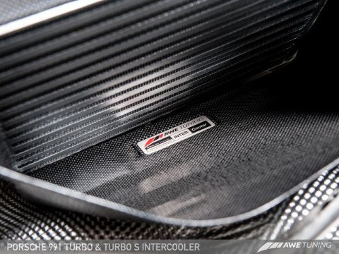 AWE Tuning Porsche 991 (991.2) Turbo/Turbo S Performance Intercooler Kit thumbnail 3
