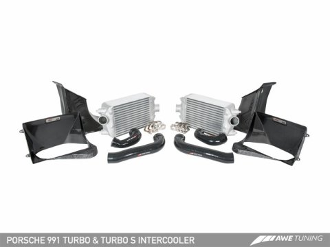 AWE Tuning Porsche 991 (991.2) Turbo/Turbo S Performance Intercooler Kit thumbnail 5