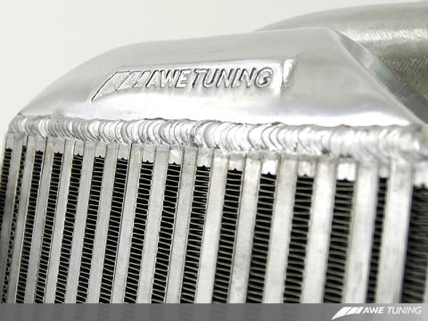 AWE Tuning Audi 2.7T Performance Intercooler Kit - w/Carbon Fiber Shrouds thumbnail 8