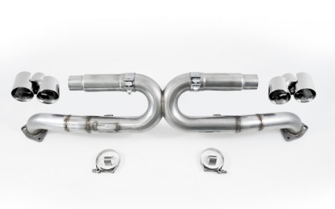 AWE Tuning 991 Carrera Performance Exhaust - Chrome Silver Tips thumbnail 9
