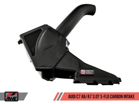 AWE Tuning Audi C7 A6 / A7 3.0T S-FLO Carbon Intake V2 thumbnail 1