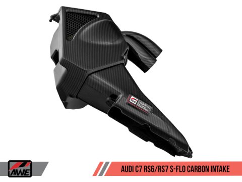 AWE Tuning Audi C7 RS6 / RS7 4.0T S-FLO Carbon Intake V2 thumbnail 1