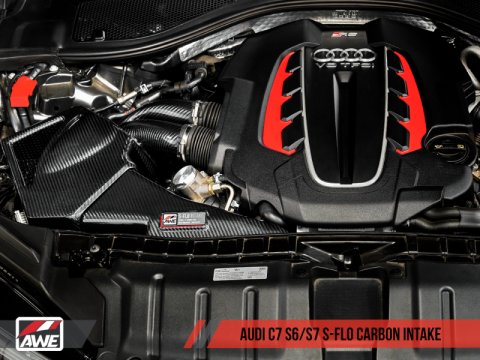 AWE Tuning Audi C7 S6 / S7 4.0T S-FLO Carbon Intake V2 thumbnail 8