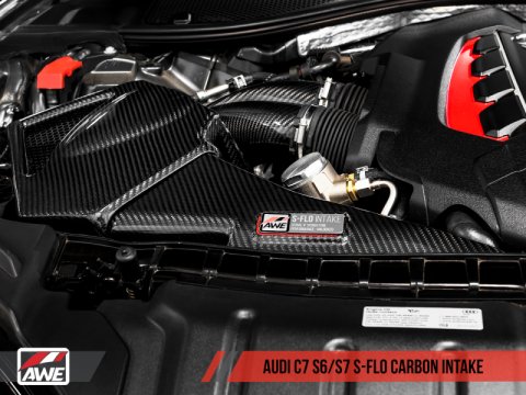 AWE Tuning Audi C7 S6 / S7 4.0T S-FLO Carbon Intake V2 thumbnail 9
