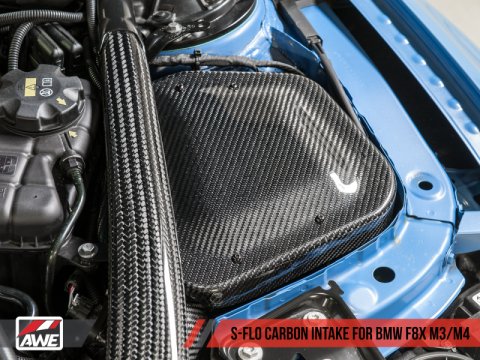 AWE Tuning BMW F8x M3/M4 S-FLO Carbon Intake thumbnail 9