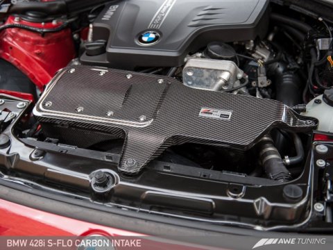 AWE Tuning BMW 228i/320i/328i/428i S-FLO Carbon Intake thumbnail 4