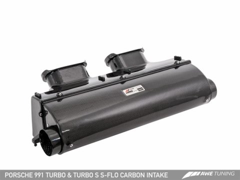 AWE Tuning Porsche 991 (991.2) Turbo and Turbo S S-FLO Carbon Intake thumbnail 2