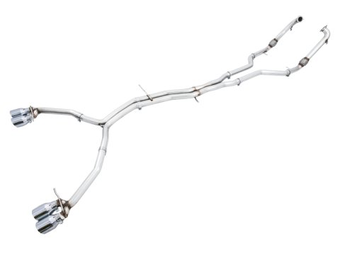 AWE Tuning Audi B9 S5 Coupe 3.0T Track Edition Exhaust - Chrome Silver Tips (102mm) thumbnail 5