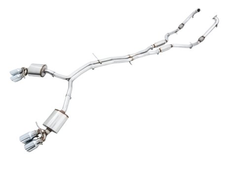 AWE Tuning Audi B9 S5 3.0T Touring Edition Exhaust - Chrome Silver Tips (102mm) thumbnail 3