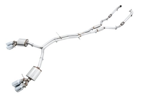 AWE Tuning Audi B9 S5 3.0T Touring Edition Exhaust - Chrome Silver Tips (102mm) thumbnail 4