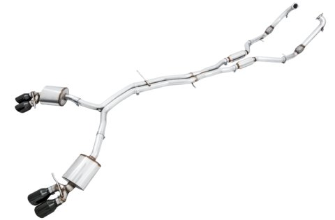 AWE Tuning Audi B9 S5 3.0T Touring Edition Exhaust - Black Diam Tips (102mm) thumbnail 4