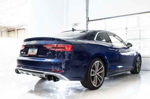 AWE Tuning Audi B9 S5 3.0T Touring Edition Exhaust - Black Diam Tips (102mm) thumbnail 8