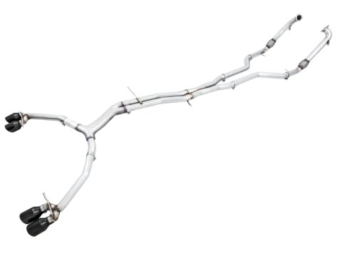 AWE Tuning Audi B9 S5 Sportback Track Edition Exhaust - Non-Resonated (Black 102mm Tips) thumbnail 1