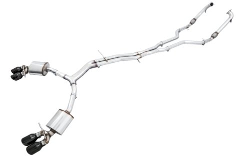 AWE Tuning Audi B9 S5 Sportback Touring Edition Exhaust - Non-Resonated (Black 102mm Tips) thumbnail 1
