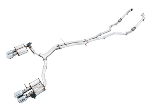 AWE Tuning Audi B9 S5 Sportback SwitchPath Exhaust - Non-Resonated (Silver 102mm Tips) thumbnail 6