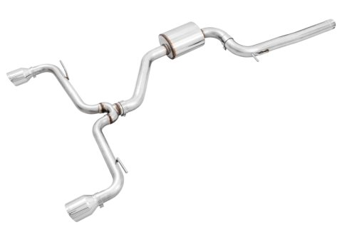 AWE Tuning Volkswagen GTI MK7.5 2.0T Track Edition Exhaust w/Chrome Silver Tips 102mm thumbnail 2