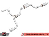 AWE Tuning Volkswagen GTI MK7.5 2.0T Touring Edition Exhaust w/Chrome Silver Tips 102mm thumbnail 1
