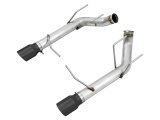 AWE Tuning S197 Mustang GT Axle-Back Exhaust - Track Edition (Diamond Black Tips) thumbnail 2