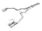 AWE Tuning 2018+ Ford Mustang GT (S550) Cat-Back Exhaust - Track Edition (Quad Chrome Silver Tips) thumbnail 5