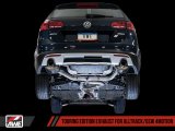 AWE Tuning VW MK7 Golf Alltrack/Sportwagen 4Motion Touring Edition Exhaust - Diamond Black Tips thumbnail 7