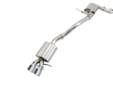 AWE Tuning 09-14 Volkswagen Jetta Mk6 1.4T Touring Edition Exhaust - Chrome Silver Tips thumbnail 2