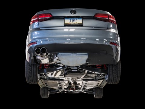 AWE Tuning 09-14 Volkswagen Jetta Mk6 1.4T Touring Edition Exhaust - Chrome Silver Tips thumbnail 9