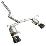 AWE Tuning 2015+ Subaru WRX VA Sedan Touring Edition Exhaust - Diamond Black Tips (102mm) thumbnail 5