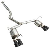 AWE Tuning 2015+ Subaru WRX VA Sedan Touring Edition Exhaust - Diamond Black Tips (102mm) thumbnail 9