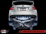 AWE Tuning Subaru STI VA / WRX GV / STI GV Sedan Touring Edition Exhaust - Chrome Silver Tip (102mm) thumbnail 6