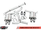 AWE Tuning Subaru STI VA / WRX GV / STI GV Sedan Touring Edition Exhaust - Chrome Silver Tip (102mm) thumbnail 8