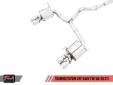 AWE Tuning Subaru STI VA / WRX GV / STI GV Sedan Touring Edition Exhaust - Chrome Silver Tip (102mm) thumbnail 9
