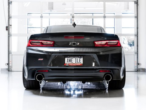 AWE Tuning 16-18 Chevrolet Camaro SS Axle-Back Exhaust - Touring Edition (Chrome Silver Tips) thumbnail 8