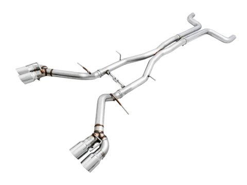 AWE Tuning 16-19 Chevy Camaro SS Non-Res Cat-Back Exhaust - Track Edition (Quad Chrome Silver Tips) thumbnail 3