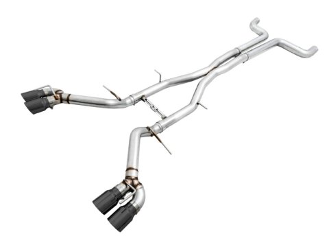 AWE Tuning 16-19 Chevy Camaro SS Non-Res Cat-Back Exhaust - Track Edition (Quad Diamond Black Tips) thumbnail 1