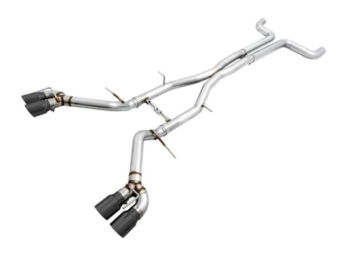 AWE Tuning 16-19 Chevy Camaro SS Non-Res Cat-Back Exhaust - Track Edition (Quad Diamond Black Tips) thumbnail 2
