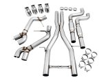 AWE Tuning 16-19 Chevy Camaro SS Resonated Cat-Back Exhaust -Track Edition (Quad Chrome Silver Tips) thumbnail 1