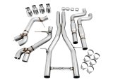 AWE Tuning 16-19 Chevy Camaro SS Resonated Cat-Back Exhaust -Track Edition (Quad Chrome Silver Tips) thumbnail 9