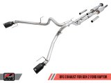 AWE Tuning 2017+ Ford Raptor 0 FG Performance Exhaust System - w/ Diamond Black Tips thumbnail 6