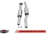 AWE Tuning 2017+ Ford Raptor Resonated Front Pipe Conversion Kit thumbnail 1