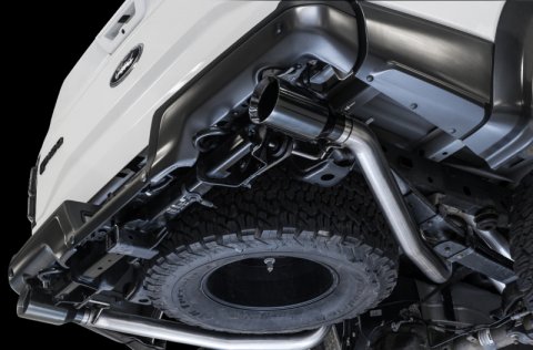 AWE Tuning 2017+ Ford Raptor Tailpipe Conversion Kit w/ Diamond Black Tips thumbnail 7