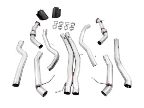 AWE Tuning Audi B9 RS5 Sportback Track Edition Exhaust- Non Resonated - Diamond Black RS-Style Tips thumbnail 1