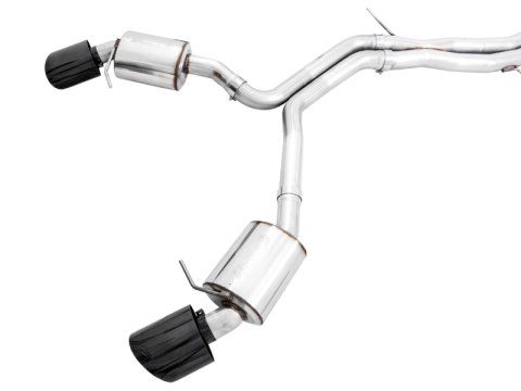 AWE Tuning Audi B9 RS 5 Sportback Touring Edition Exhaust-Non Resonated- Diamond Black RS Style Tips thumbnail 5