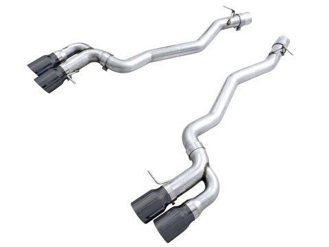 AWE Tuning 18-19 BMW F90 M5 Track Edition Axle-Back Exhaust- Black Diamond Tips thumbnail 1